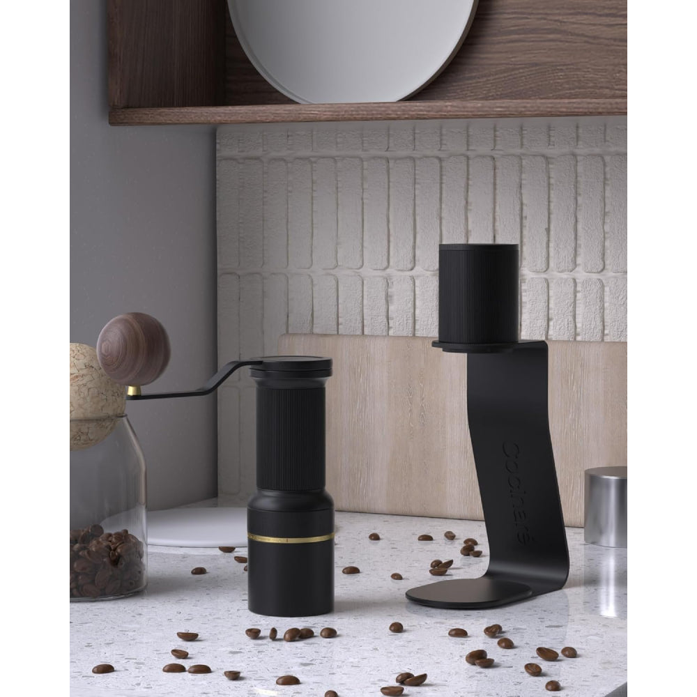 Cocinare ESSENCE DUO B38 Ultra Coffee Grinder - Electric Wireless 2-in-1 Removable Countertop Manual Grinder Kit, 80 Precision Setting
