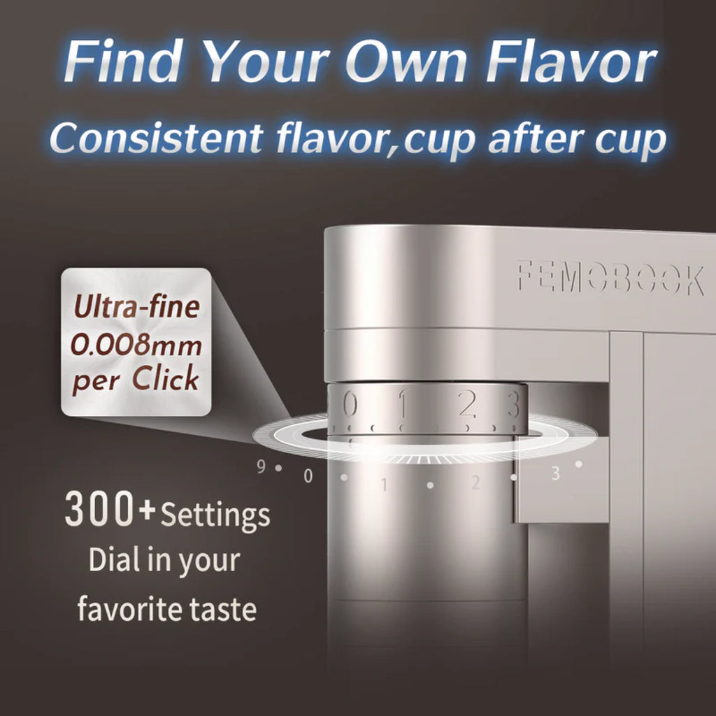 Femobook A5 Electric Coffee Grinder-Battery version