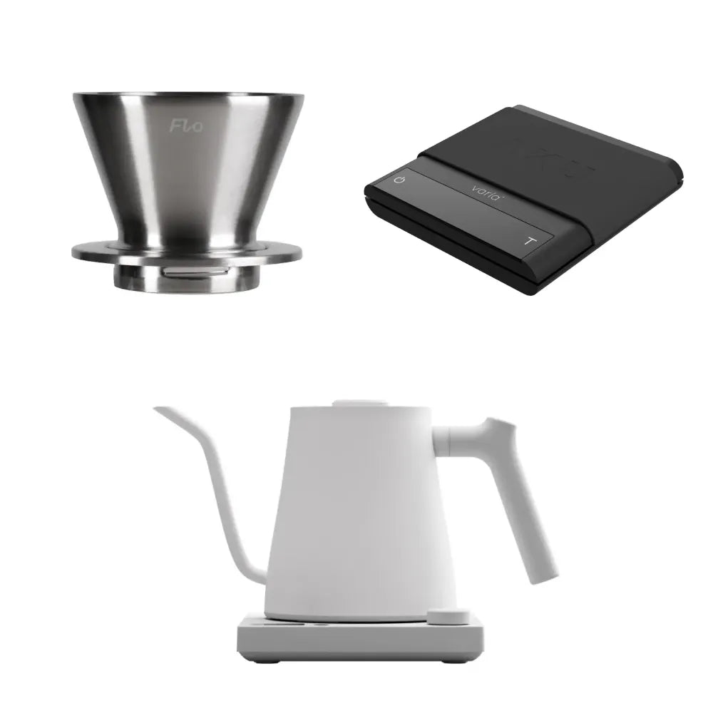 [Bundle] FLO Flexible Liquid Output Dripper + Varia AKU Scale + Varia AURA Smart Kettle 0.8L