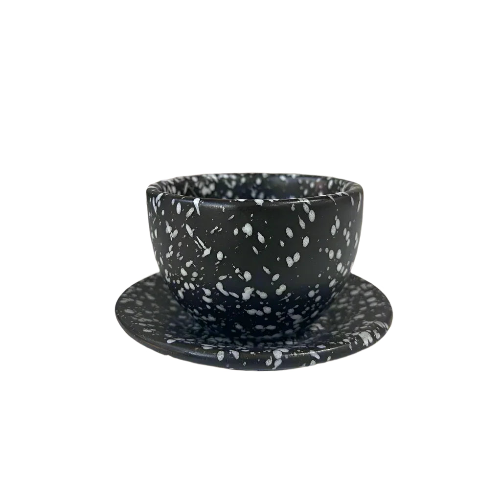 Baadaab Black Stone Ceramic Cups