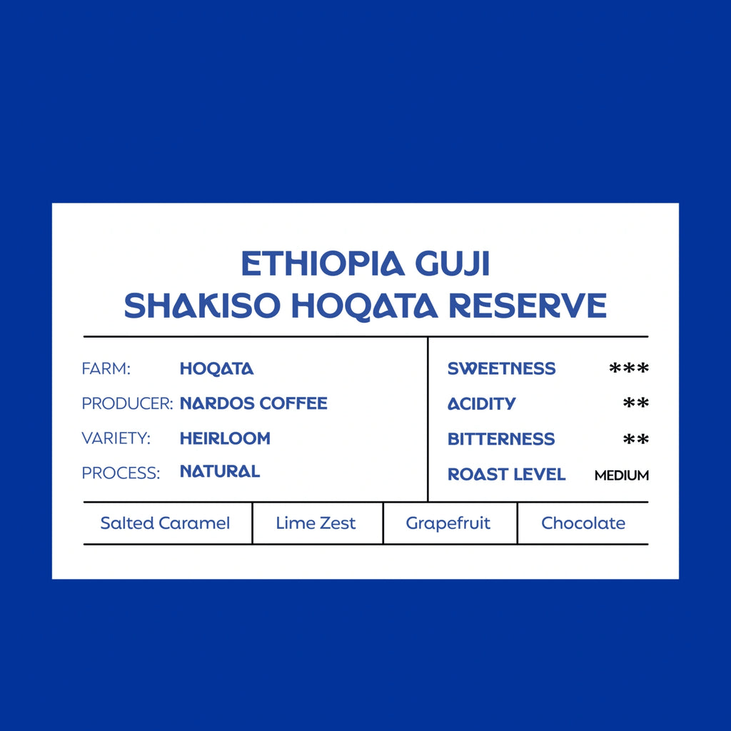 Julith Ethiopia Guji Shakiso Hoqata Reserve Espresso Coffee
