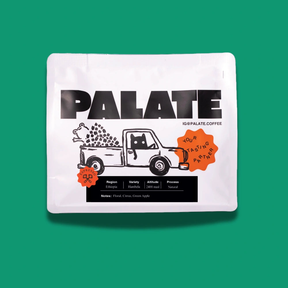 Palate Ethiopia Guji Hambela Natural Espresso Coffee