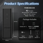 Femobook A2 Electric Coffee Grinder