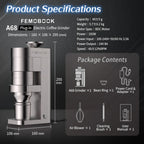 Femobook A68 Electric Coffee Grinder