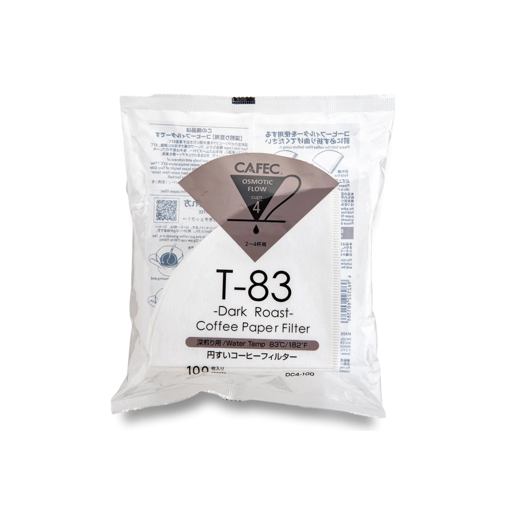 Cafec Dark Roast Coffee Paper Filter 4 Cups