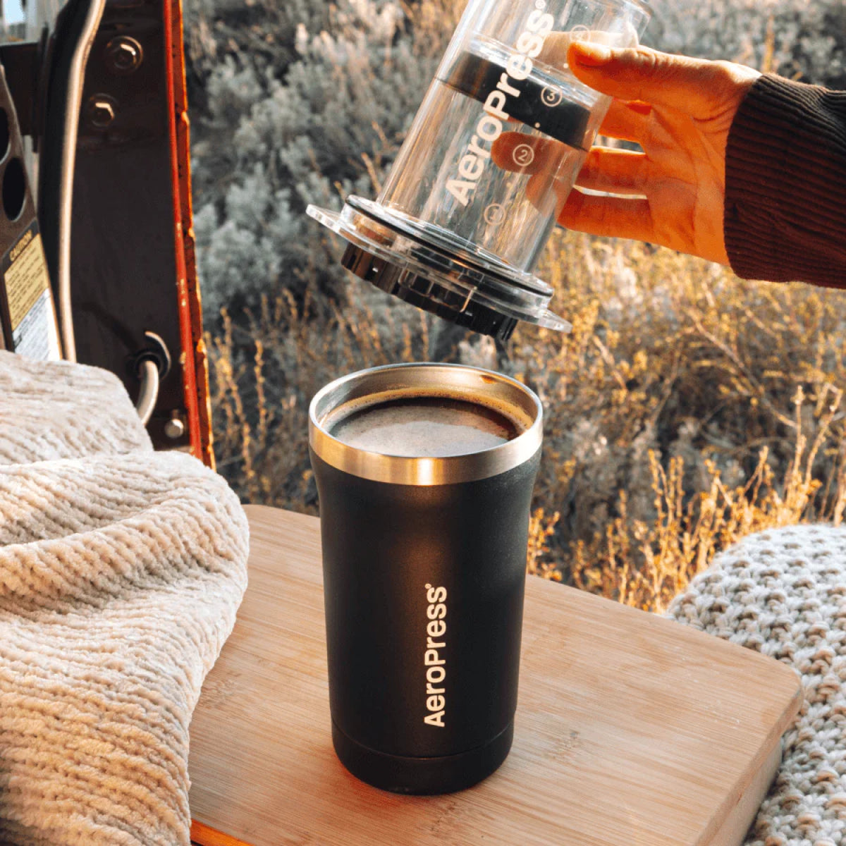 AeroPress Go Plus Coffee Maker - Traveler's Collection
