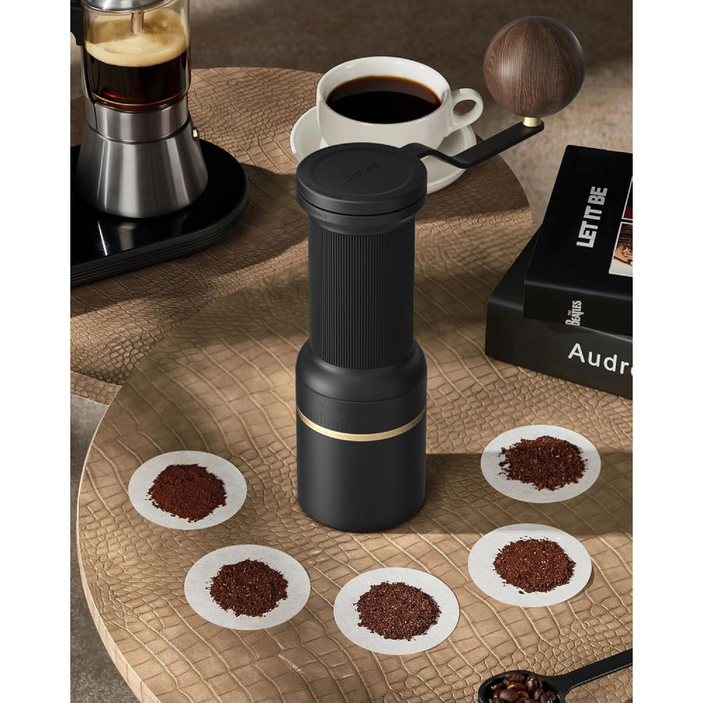 Cocinare ESSENCE DUO B38 Ultra Coffee Grinder - Electric Wireless 2-in-1 Removable Countertop Manual Grinder Kit, 80 Precision Setting
