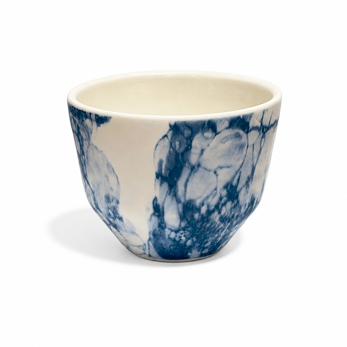 MK Studio Handmade Porcelain Cup - Blue Wave