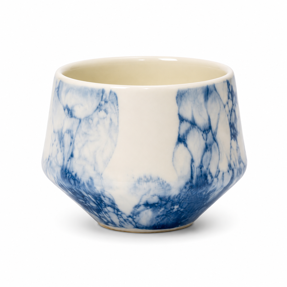 MK Studio Handmade Porcelain Cup - Bubble Blue