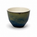 MK Studio Handmade Porcelain Cup - Turquoise Spot
