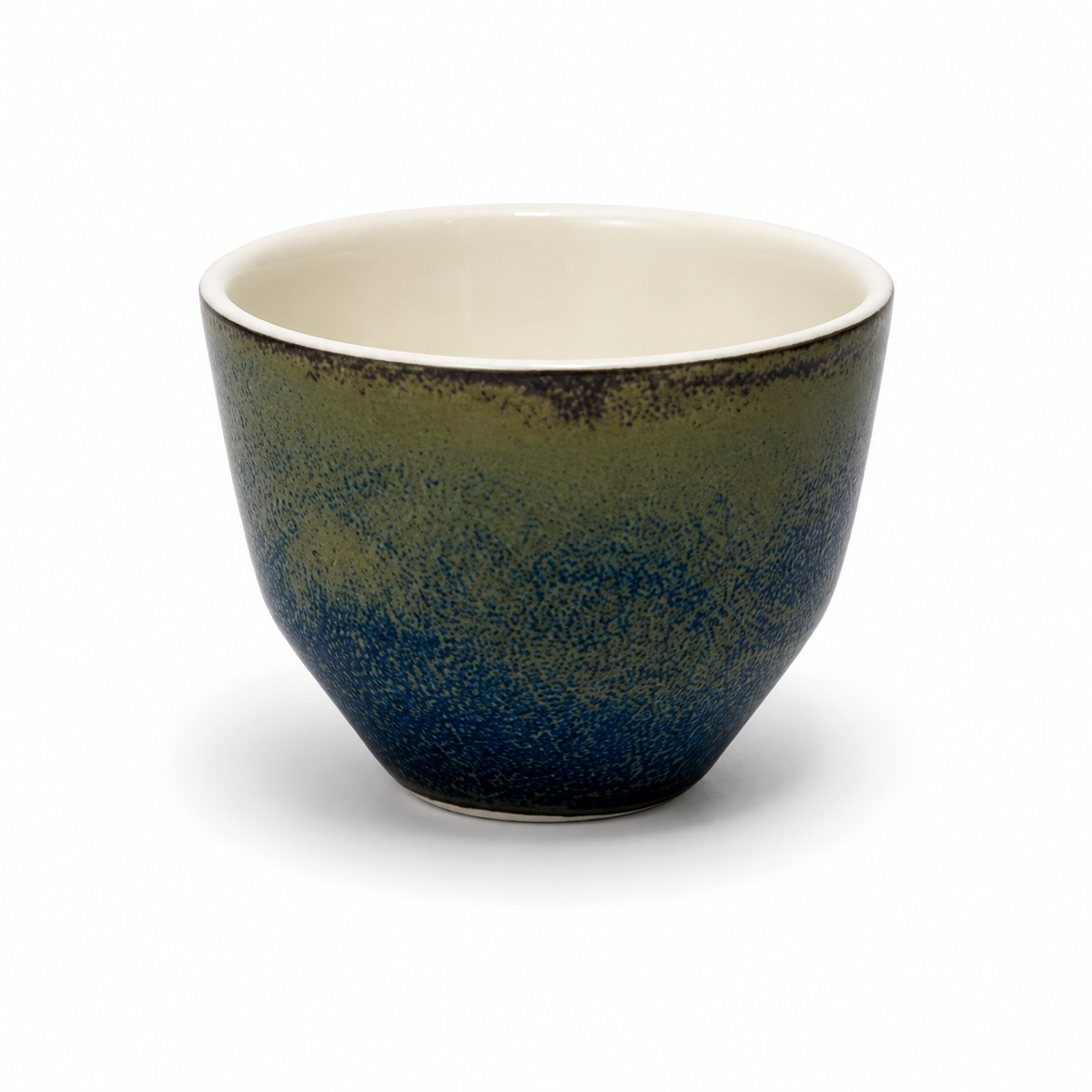 MK Studio Handmade Porcelain Cup - Turquoise Spot