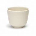 MK Studio Handmade Porcelain Cup - White Matte Pearl