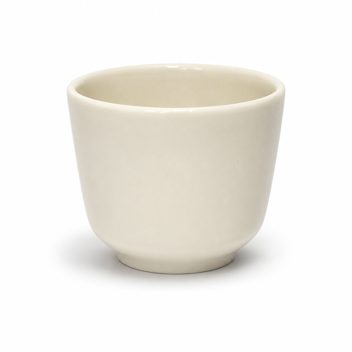 MK Studio Handmade Porcelain Cup - White Matte Pearl