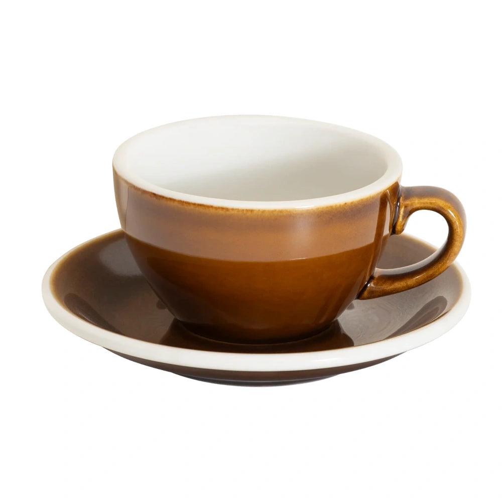 Loveramics Egg Cappuccino Cup and Saucer Potters Colours 250ml