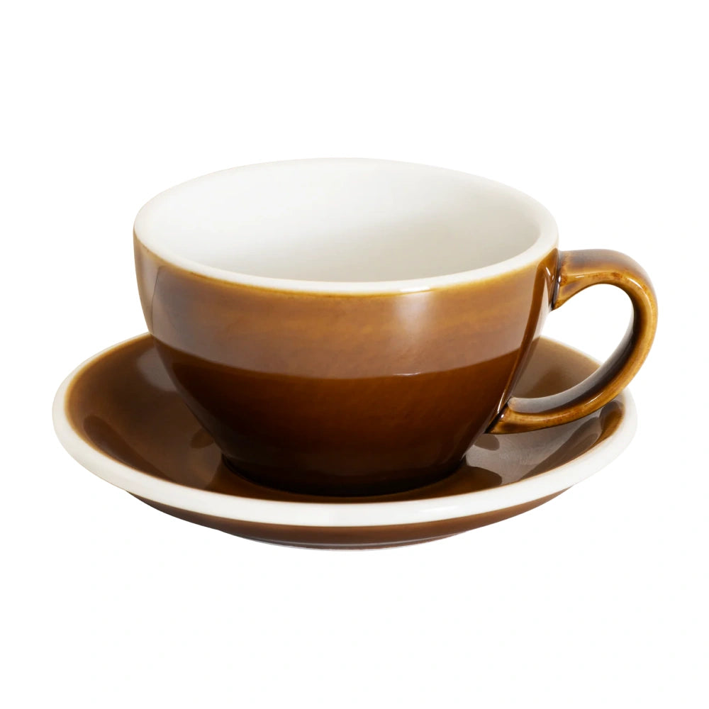 Loveramics Egg Latte Cup and Saucer Potters Colours 300ml