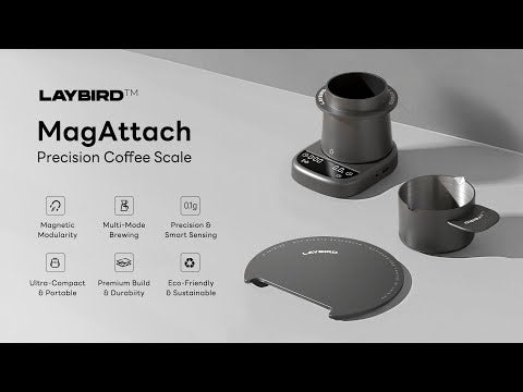 LAYBIRD MagAttach Precision Coffee Scale