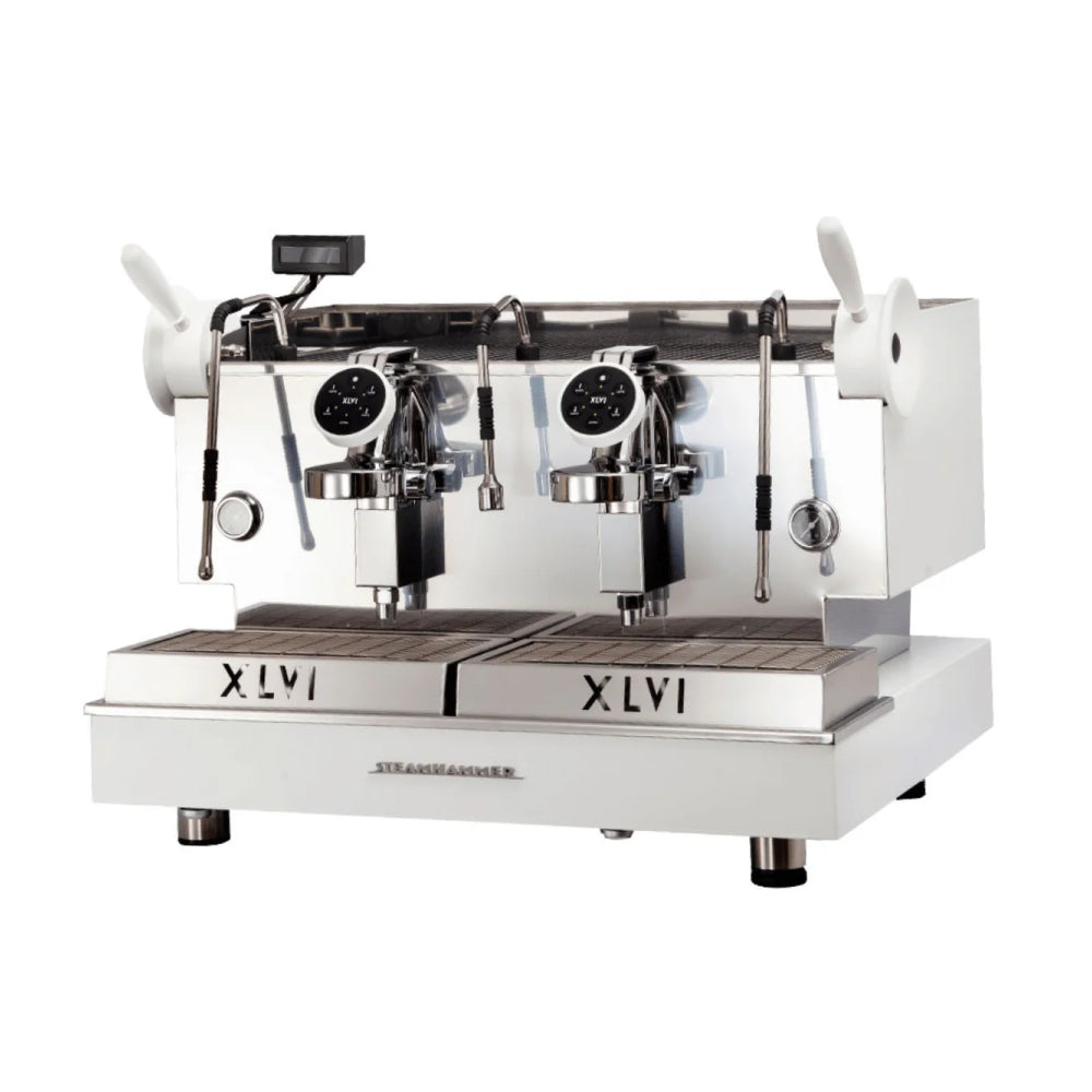 [RENTAL] XLVI SteamHammer 2 Groups Espresso Machine White